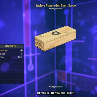 Enclave Plasma Gun Short Scope 