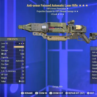AAE 3L NU Laser Rifle 