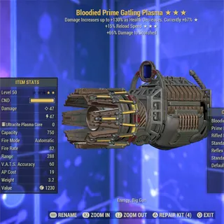 LEGACY Bloodied FR Gatling Plasma 