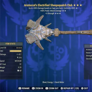 Aristocrat PA 3S Sheepsquatch Club 