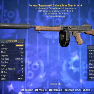 Furious VHC 35 Submachine Gun 