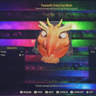  Fasnacht Crazy Guy Mask