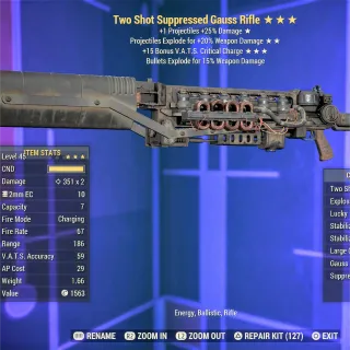 TSE 15V Gauss Rifle 