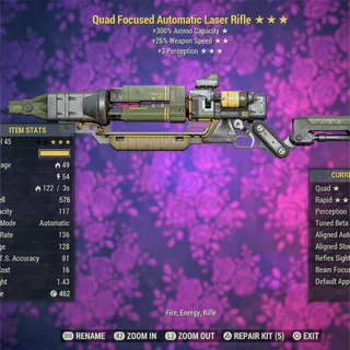 QFFR 3P NU Laser Rifle 