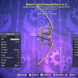 Mutant DWA 3S Compound Bow 