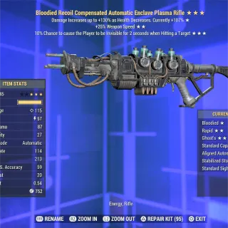 BFFR Ghost Enclave Plasma Rifle EPR 
