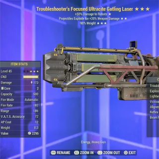 TE RW Ultracite Gatling Laser 