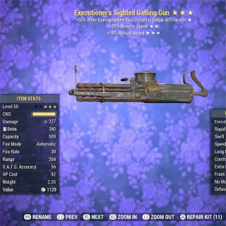 Executioner FFR FR Gatling Gun 