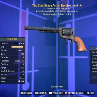 TSE Durability Single Action Revolver 