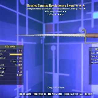 BSSS Revolutionary Sword 