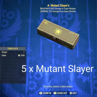 5 x Mutant Slayer Mod Box 