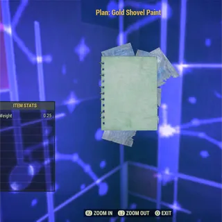 New Plan: Gold Shovel Paint
