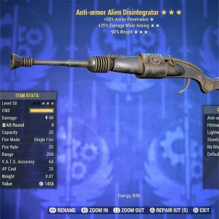 AA DWA RW Alien Disintegrator 