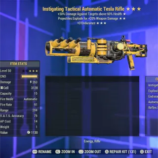 IE 3E Tesla Rifle 