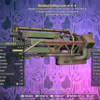 BE25 NU Gatling Laser 