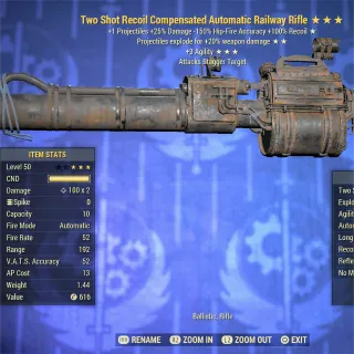 TSE 3A Railway Rifle 