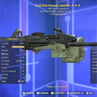 Quad VHC 3S Auto Grenade Launcher AGL