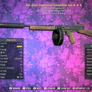 Anti-Armor VHC 35 Submachine Gun 