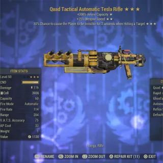 QFFR Ghost Tesla Rifle 