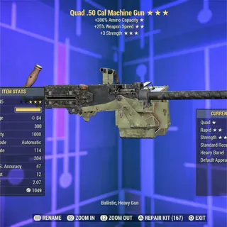 QFFR 3S .50 Cal Machine Gun 