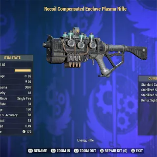 Unrolled Full Moded Enclave Plasma Rifle EPR 