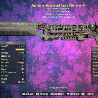 Anti-Armor 5025 Gauss Rifle 