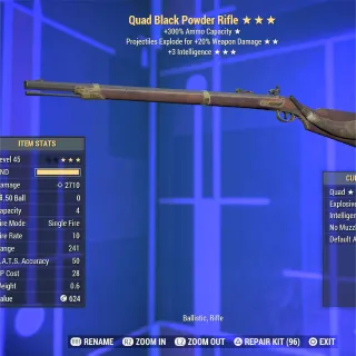 QE 3I Black Powder Rifle 