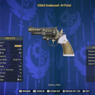 Legacy Gilded .44 Revolver 