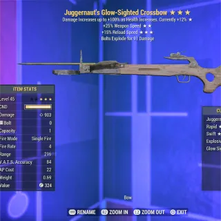 Juggernaut FFR FR Crossbow 