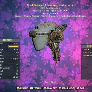 Quad VHC RW Assaultron Head 