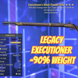 Legacy Executioner RW Black Powder Rifle 