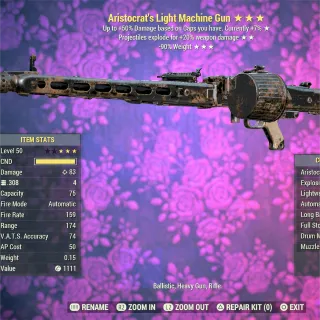 Aristocrat Explosive RW LMG 