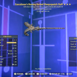 Executioner SSS Sheepsquatch Staff 