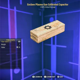 Enclave Plasma Calibrated Capacitor 