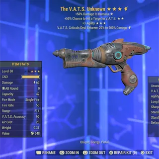 The V.A.T.S. Unknown 