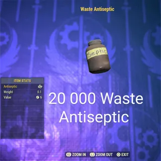20 000 Waste Antiseptic 
