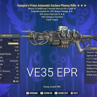 VE35 Enclave Plasma Rifle Full Mod 