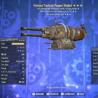 Furious VHC 35 Pepper Shaker 