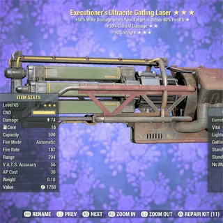 Executioner V50 RW Ultracite Gatling