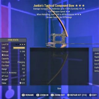 Junkie FFR 500 Compound Bow 