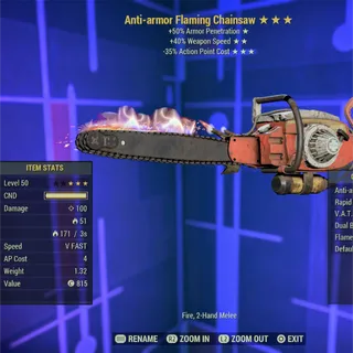 Anti-Armor SS 35 Chainsaw 