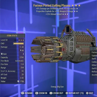 FE FR  Gatling Plasma 