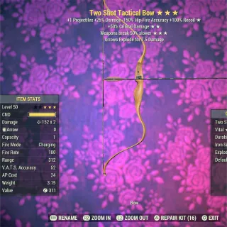 Two Shot V50 Durability Bow 