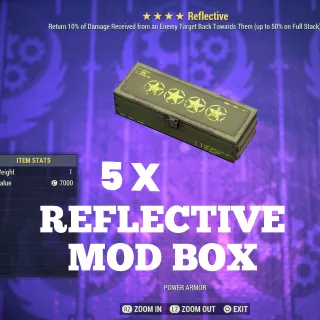 5 X Reflective Mod Box 