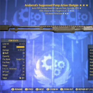 Aristocrat VHC 25 Pump Shotgun 