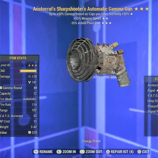 Aristocrat 2535 Gamma Gun 