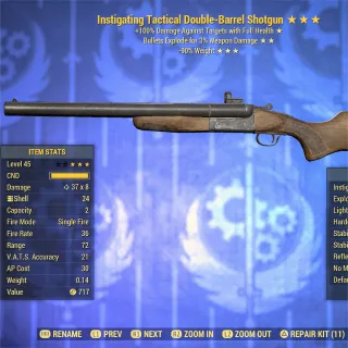 IE RW Double-Barrel Shotgun 
