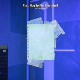 New Plan : Hog Splitter Electrified  