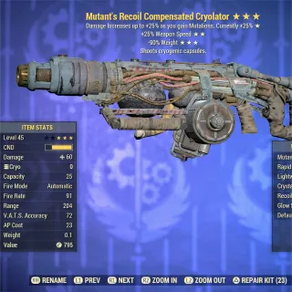 Mutant FFR RW Cryolator 