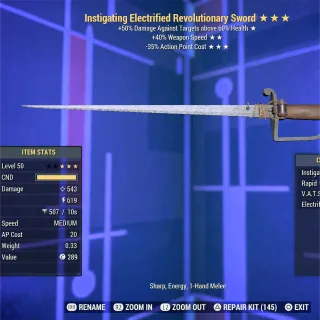 ISS35 Revolutionary Sword 